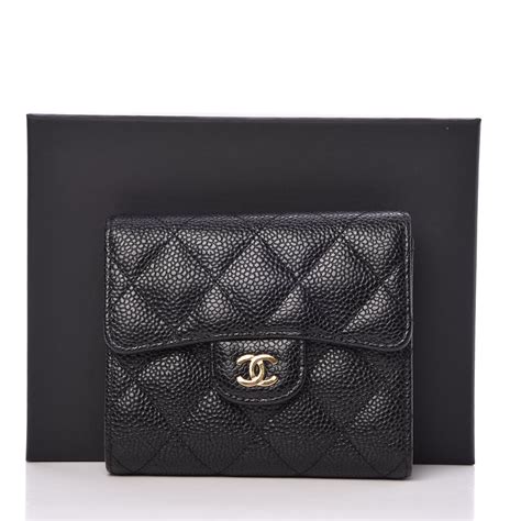 chanel small wallet caviar|Chanel Flap Wallet Quilted Diamond Small Caviar Black .